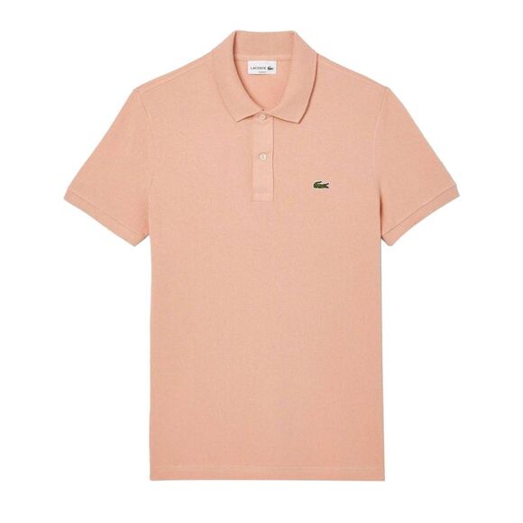 Lacoste Mens L.12.12 Pique Slim Polo Shirt / Orange